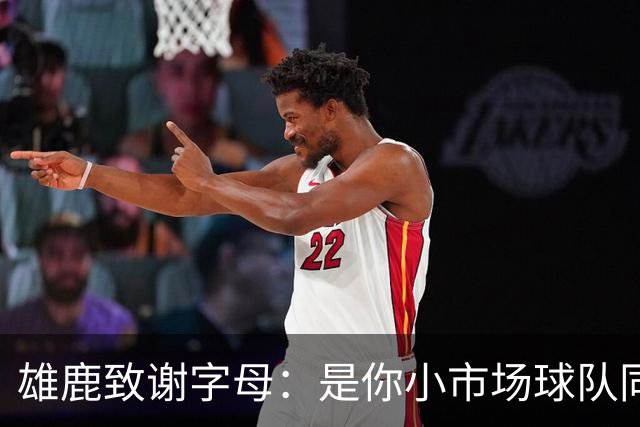 雄鹿致谢字母：是你小市场球队同样能傲视群雄 感谢你付出的一切